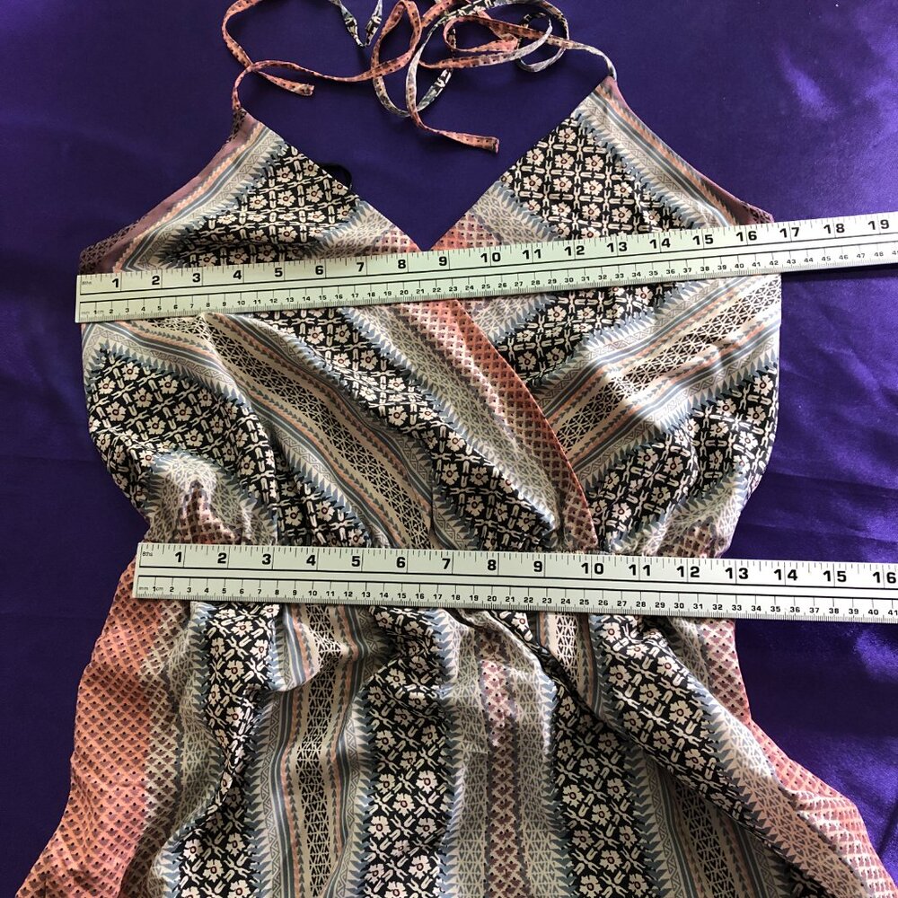 NWT 📌  Fire Los Angeles Wide Leg Neck holder Jumpsuit with Pockets - Picture 7 of 12